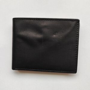 Perry Ellis Portfolio Men's Passcase Leather Wallet Black